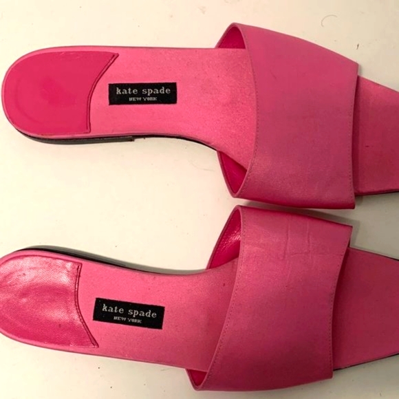 KATE SPADE PINK POINTED TOE FLAT SANDAL - Picture 5 of 6